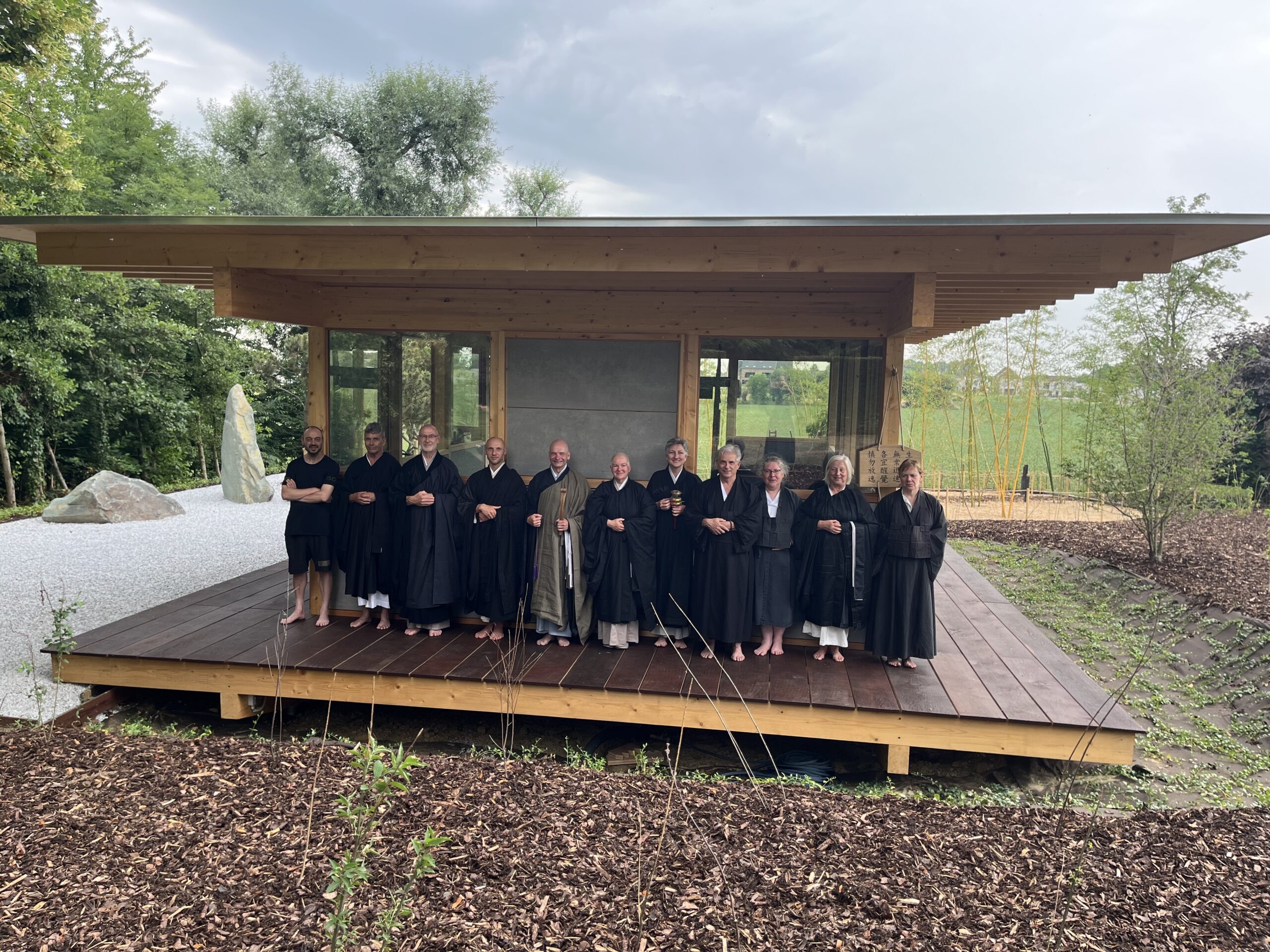 La première sesshin dans le Pavillon du Silence