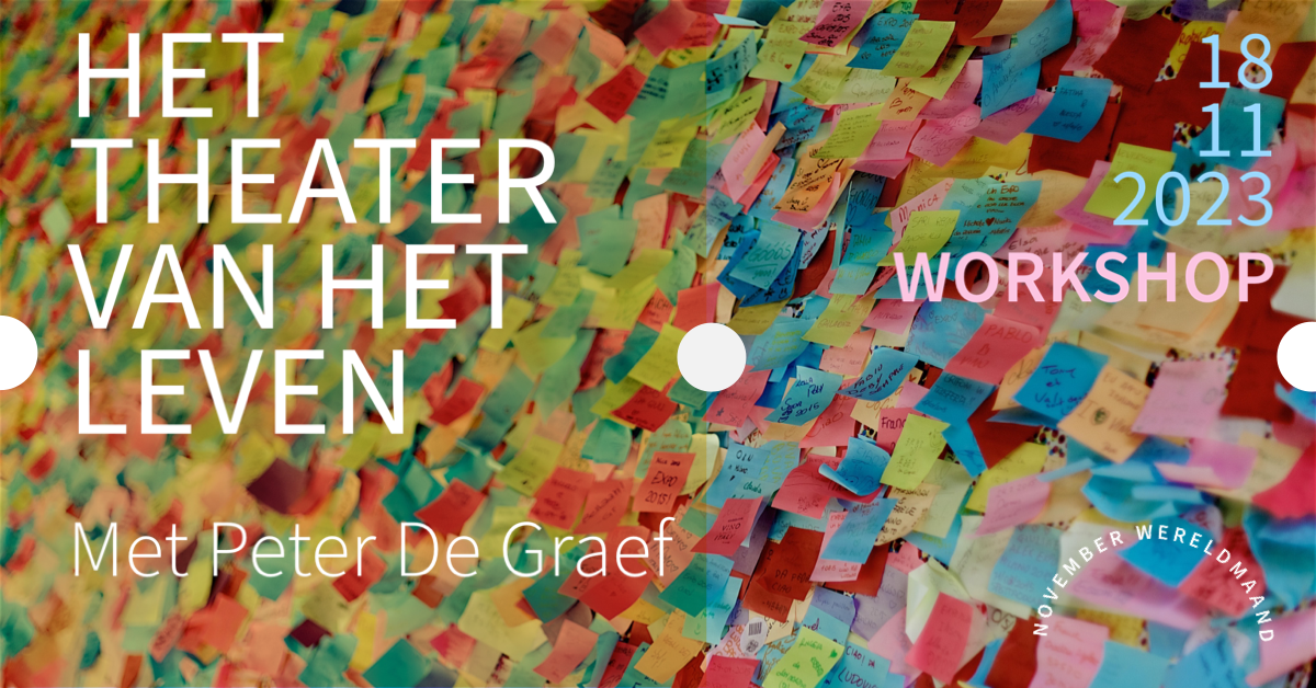 Theater van het leven met Peter De Graef